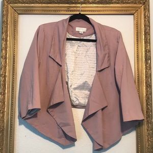 Forever 21 plus blazer casual work xl1x dusty rose